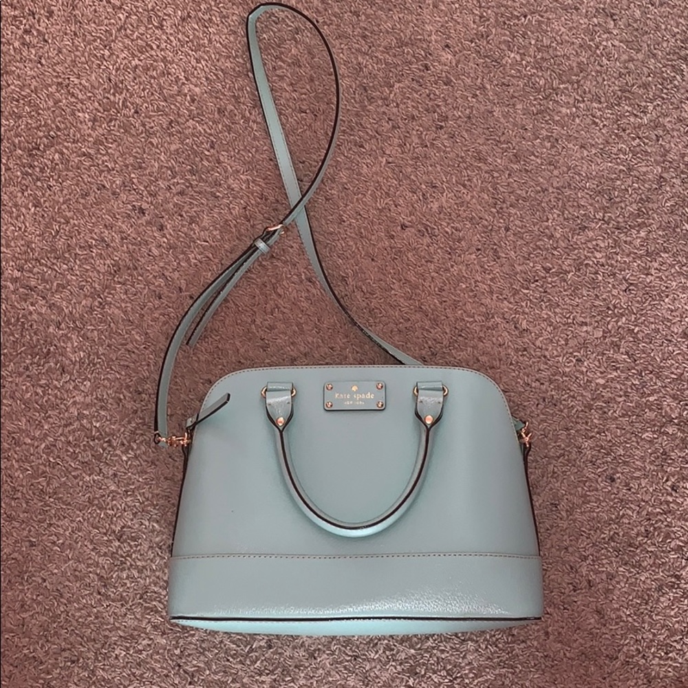 Tiffany blue Kate Spade cross body bag